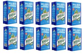 Kit 10 Erva Mate Moída Grossa à Vácuo Barão 1kg