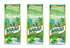 Kit 10 Erva Mate Tererê Fresh Menta e Limão Barão 500g