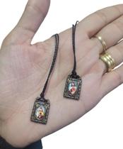 Kit 10 Escapulário Simples Nossa Senhora Carmo Cordinha Kit 10 Escapulário Simples Nossa Senhora Carmo Cordinha