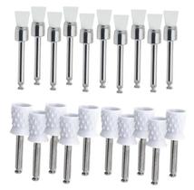 Kit 10 Escova de Robinson e 10 Taça de Borracha Profilaxia