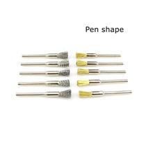kit 10 escova pincel aço/latão para micro retifica kit 10 escova pincel aço/latão para micro retifica