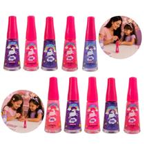 Kit 10 Esmalte Unicôrnio Infantil Safira