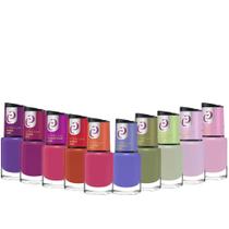 Kit 10 Esmaltes Coleção Ai que Luxo Completa 10ml Cora Kit 10 Esmaltes Coleção Ai que Luxo Completa 10ml Cora