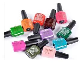 Kit 10 Esmaltes Em Gel Lirió Seca Na Cabine Sortidos Carnav