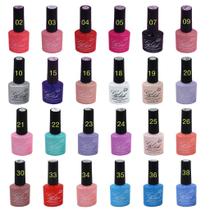 Kit 10 Esmaltes Gel 7.5ml Chic & Fun Unhas Uv Led