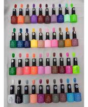 Kit 10 Esmaltes Gel Lírio E Bella Rosa 10mlcores Sortidas