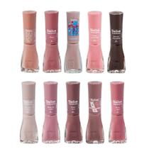 Kit 10 Esmaltes Nudes Dailus Tons nudes
