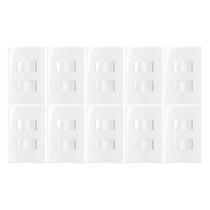 Kit 10 Espelho Interruptor Duplo Simples 4x2 10a 250v Luxo
