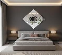 Kit 10 ESPELHOS DECORATIVOS 15x15 LAPIDADO MOSAICO Kit 10 ESPELHOS DECORATIVOS 15x15 LAPIDADO MOSAICO