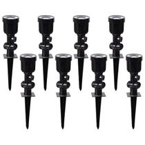 Kit 10 Espeto Led Hummer 5W Luz BrancoFrio 6500K IP65 Bivolt