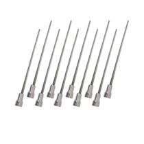 Kit 10 espetos de inox 30cm coracao churrasqueiras