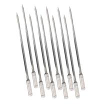 Kit 10 Espetos Espada Inox 70cm Cabo Revestido Alumínio Kit 10 Espetos Espada Inox 70cm Cabo Revestido Alumínio