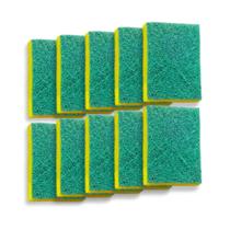 Kit 10 Esponja Dupla Face Scotch Brite 3M