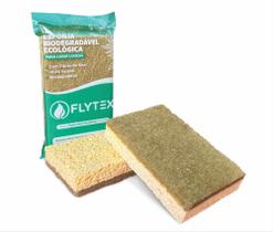 Kit 10 esponja ecologica biodegradável - Flytex