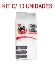 Kit 10 Esponja Mágica de Melamina Mult Uso Tira Manchas top Kit 10 Esponja Mágica de Melamina Mult Uso Tira Manchas top
