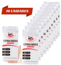 Kit 10 Esponja Tira Mancha Mágica Bucha Melamina Original Desengordura Limpa Vidros