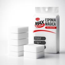 Kit 10 Esponjas Mágica Bucha Melamina Tira Manchas Esfregão Max Clean