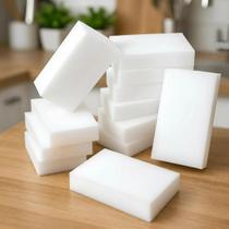 Kit 10 Esponjas Mágica Bucha Tira Mancha Original Desengordura Limpeza Incrível Duhome