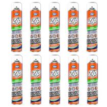 Kit 10 espuma desengordurante limpeza pesada sem esforço zip 300ml my place