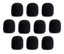 Kit 10 Espumas Protetora Para Microfone Tipo Sm58