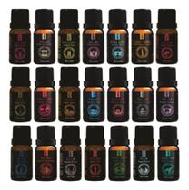 Kit 10 Essências Linha Mundo 10ml - Via Aroma Para Aromatizador Eletrico