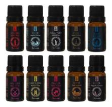 Kit 10 Essências Linha Mundo Para Difusor Elétrico Via Aroma
