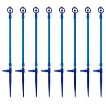 Kit 10 Estaca Haste 96cm com Aspersor P5 Irrigação Fácil Instalação e Alta Eficiência