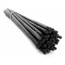 Kit 10 Estacas Tutor De Plantas Haste Pintada Bambu 50cm Suporte Para Orquídeas Flores Jardinagem