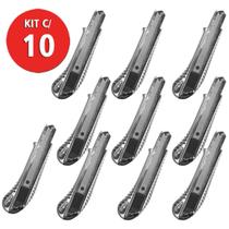 Kit 10 Estilete de Metal 6.1/12 18mm Beltools Kit 10 Estilete de Metal 6.1/12 18mm Beltools