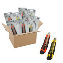 Kit 10 Estilete Profissional Lâmina 18mm Com Trava Atacado