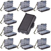 Kit 10 Estojo Organizador Pesca Remedio 9divisórias Compacto