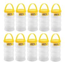 Kit 10 Estojo Plástico Multiuso C/ 4 Partes Vd4003 Vonder 13x9cm
