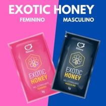 Kit 10 exotic honey energy 5g sexy fantasy masculino ou feminino