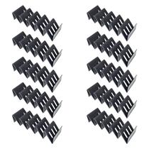 Kit 10 expositores escadinha para frios e carnes