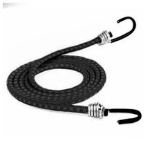 Kit 10 Extensor Corda Elástica Preto Bagageiro Moto 1 Metro