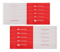 Kit 10 Faixa Refletiva Lateral - Sherman (Original)