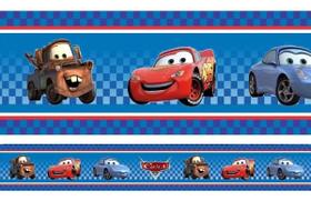 Kit 10 Faixas Adesivo Papel Parede Infantil Carros Mcqueen Kit 10 Faixas Adesivo Papel Parede Infantil Carros Mcqueen