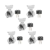 Kit 10 Fechaduras 22mm Portas Gavetas Armários Tambor 17x22