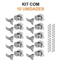 Kit 10 Fecho Rolete para Móveis Fecho para Porta Armário Kit 10 Fecho Rolete para Móveis Fecho para Porta Armário