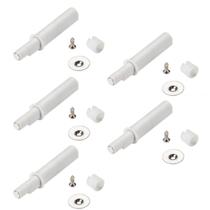 Kit 10 Fechos Toque P/ Portas Gavetas Embutir Tip-on Branco