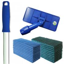 Kit 10 Fibra Azul + 10 Fibras Pesada Verde + 1 Suporte Limpa Tudo LT Giro Junção Articulada + 1 Cabo 1,4 M Tipo de Cabo: Kit 10 Fibra Azul + 10 Fibras Pesada Verde + 1 Suporte Limpa Tudo LT Giro Junção Articulada + 1 Cabo 1,4 M Tipo de Cabo: