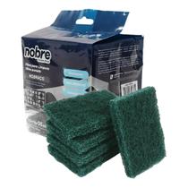 Kit 10 Fibras Para Limpeza Pesada Nobre Remoção de Sujeira