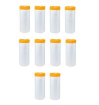 Kit 10 Filme Eletrostático Para Mascaramento C/fita 1,50x20m Kit 10 Filme Eletrostático Para Mascaramento C/fita 1,50x20m