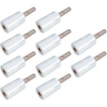 Kit 10 filme stretch plastico empacotamento manual 150mm x 300m vonder