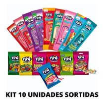 Kit 10 Fini Bala De Gelatina Sabores Sortidos FINI Festa Guloseimas