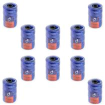 Kit 10 Fio Encala Torcido Azul Rolo 200gr Várias Bitolas Para Pesca Profissional Rede Tralha Tarrafa