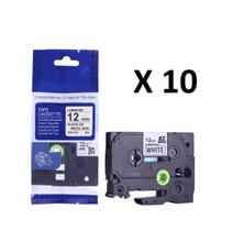 Kit 10 Fita Compatível Brother Tze-231 Branca 12mm Kit 10 Fita Compatível Brother Tze-231 Branca 12mm