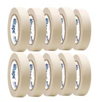 Kit 10 Fita Crepe Média Branca 24mm X 50 Mts Pintura Reforma Kit 10 Fita Crepe Média Branca 24mm X 50 Mts Pintura Reforma