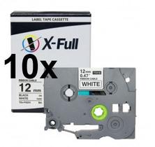 Kit 10 Fita Flexível Compatível Brother Tz FX231 Branca 12mm Kit 10 Fita Flexível Compatível Brother Tz FX231 Branca 12mm