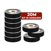 Kit 10 Fita Isolante Antichamas 20 Metros Fame - 10 Unidades Kit 10 Fita Isolante Antichamas 20 Metros Fame - 10 Unidades
